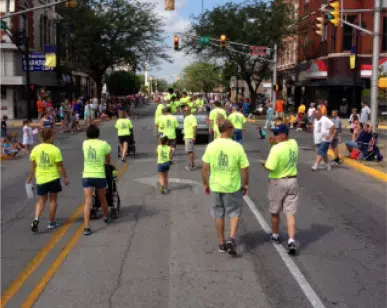 Parade of our team